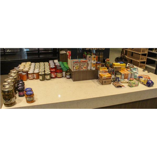 LARGE LOT OF VARIOUS CANNED FOOD INGREDIENTS
