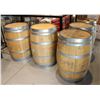 Image 1 : 5 RUSTIC OAK BANDED BARRELS