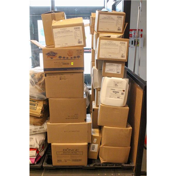 PALLET OF ASSORTED BAKING SUPPLIES