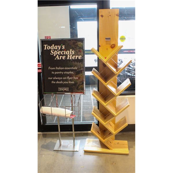 2 ADVERTISEMENT DISPLAY STANDS