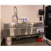 Image 1 : 3 WELL STAINLESS STEEL SINK W/ INTEGRAL HAND SINK