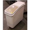 Image 1 : WINCO 21 GALLON BAKERS BIN W/ LID ON CASTERS