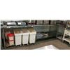 Image 1 : STAINLESS STEEL CORNER PREP TABLE 137" X 30"