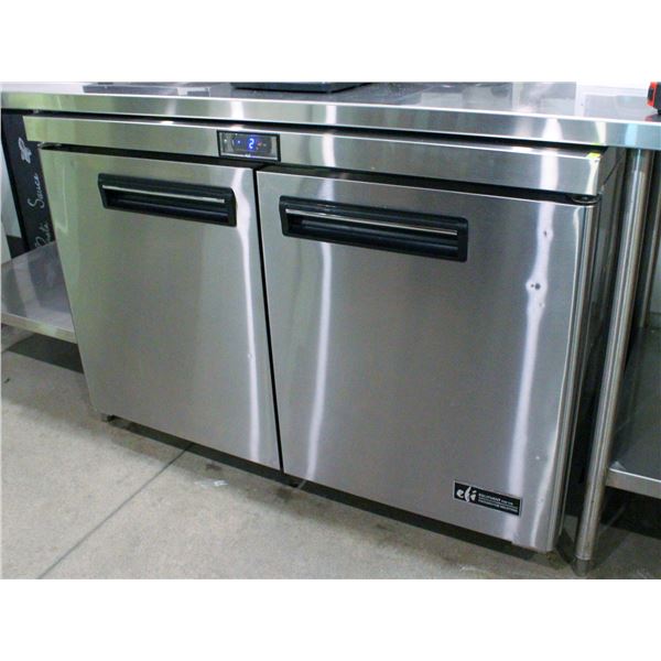 4' EFI UNDERCOUNTER 2 DOOR COOLER