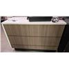 Image 2 : CUSTOM BUILT MARBLE COUNTER CUPBOARD.