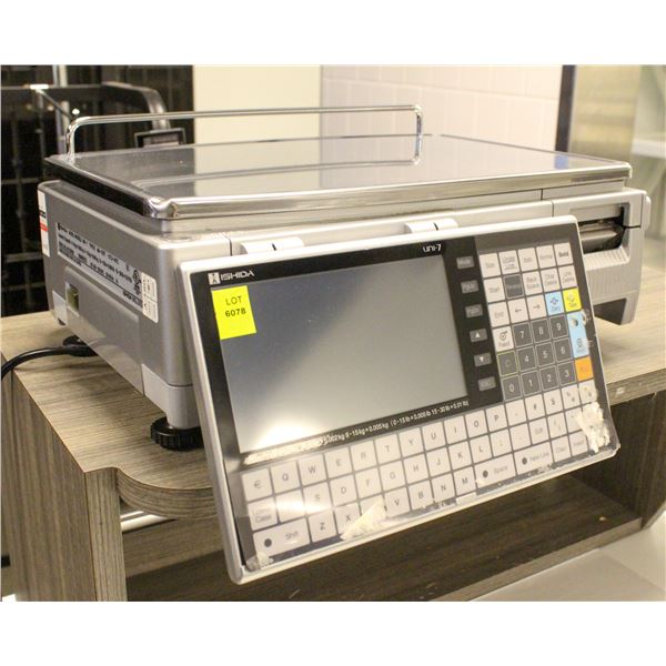 ISHIDA UNI-7 DIGITAL DELI SCALE