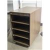 Image 1 : CUSTOM TWO SIDED STORAGE CABINET ON CASTERS