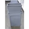 Image 1 : LOT OF 2 SLIM TRASH BIN