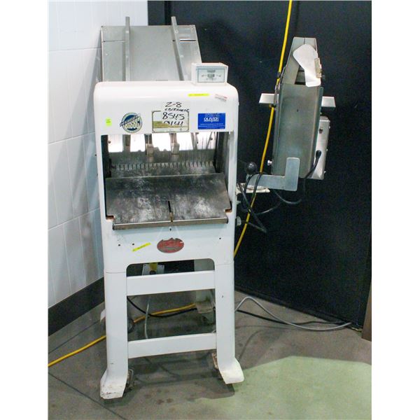 OLIVER BREAD SLICER W/ BAGGING ATTACHMENT