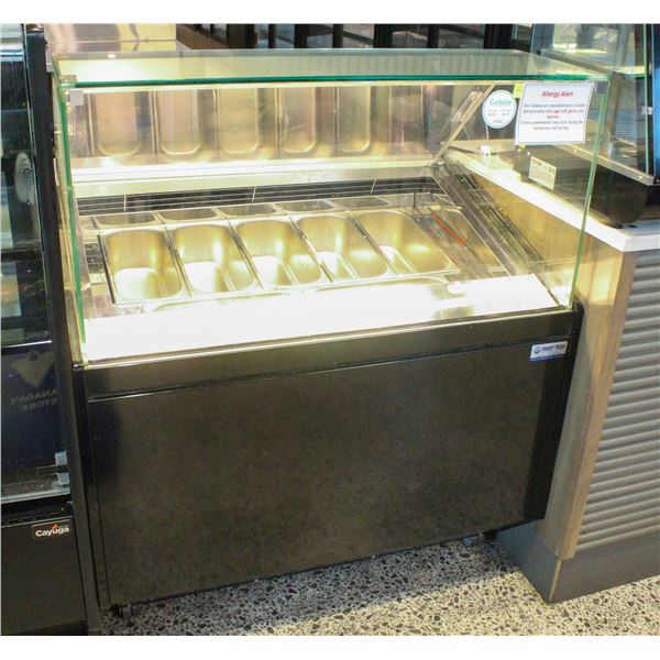 FROST TECH GELATO GLASS DISPLAY FREEZER