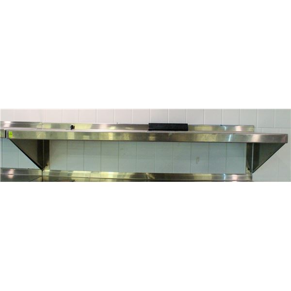 4' STAINLESS STEEL WALLSHELF 48" X 14"