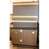 Image 1 : CUSTOM MOBILE SLAT WALL DISPLAY CABINET