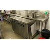 Image 1 : 15' CUSTOM STAINLESS STEEL PREP TABLE