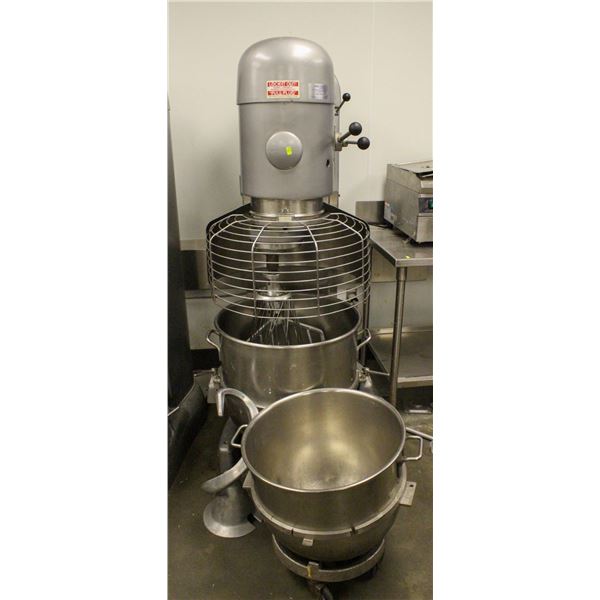 HOBART M# V1401 140QT PLANETARY MIXER W/ 2 BOWLS &