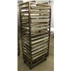Image 1 : FULL SIZE SINGLE PAN ROLL IN OVEN RACK W/ CONTENTS