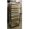 Image 1 : FULL SIZE SINGLE PAN ROLL IN OVEN RACK W/ CONTENTS