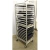 Image 1 : COMMERCIAL BAKERS RACK W/ CONTENTS