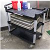 Image 1 : MAGNUM 3 TIER SERVICE CART W/ CONTENTS