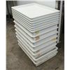 Image 1 : STACK OF WINCO DOUGH HOLDING POLY  BINS