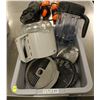 Image 1 : BUS BIN OF ROBOT COUPE PARTS & VITAMIX BLENDER JUG