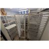 Image 2 : 14 FULL SIZE ALUMINUM BUN RACKS & ONE 1/2 SIZE