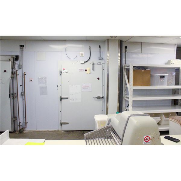 MCKINLEY & TAYLOR WALK IN FREEZER W/ 2 SECTIONS