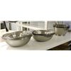 Image 1 : SHELF CONTENTS: 3 SETS OF VARIOUS STEEL BOWLS