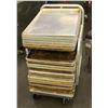 Image 1 : BUN PAN CART W/ VARIOUS BUN PANS