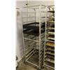 Image 1 : FULL SIZE ALUMINUM BAKERS RACK W/ CONTENTS