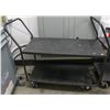 Image 1 : 2 TIER COMMERCIAL SERVICE CART 44" X 20" X 29"