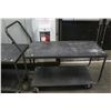 Image 1 : 2 TIER COMMERCIAL SERVICE CART 44" X 20" X 29"