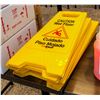 Image 1 : LOT OF 5 WET FLOOR SIGNS