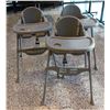 Image 1 : LOT OF 3 CHILDRENS HIGH CHAIRS