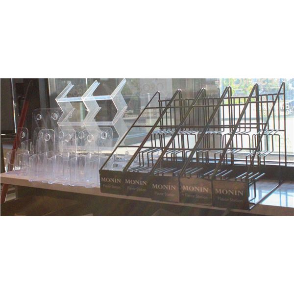 LOT OF ASSORTED DISPLAY STANDS