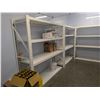 Image 5 : FIVE 6' SECTIONS INDUSTRIAL INVENTORY SHELVING