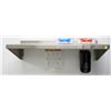 Image 1 : 36" X 12" STAINLESS STEEL WALLSHELF