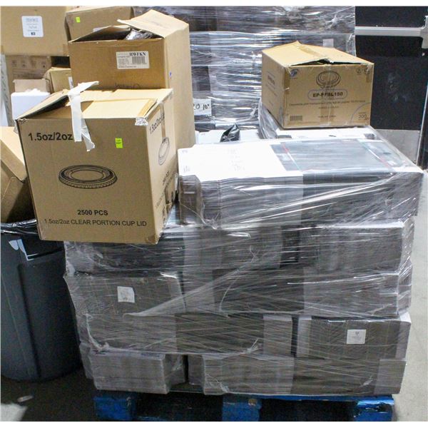 PALLET OF ASSORTED TAKEOUT / FOOD PACKAGING