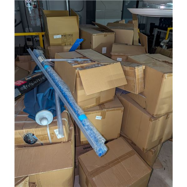 REAR MEZANINE CONTENTS OF TAKEOUT & FOOD PACKAGING
