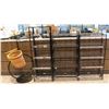 Image 1 : 4 ASSORTED METAL PRODUCT DISPLAY SHELVES