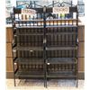 Image 1 : LOT OF 2 FOLDING METAL SHELVING UNITS