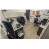 Image 5 : CONTENTS OF OFFICE INCLE: DESKS CHAIRS, CABINETS &