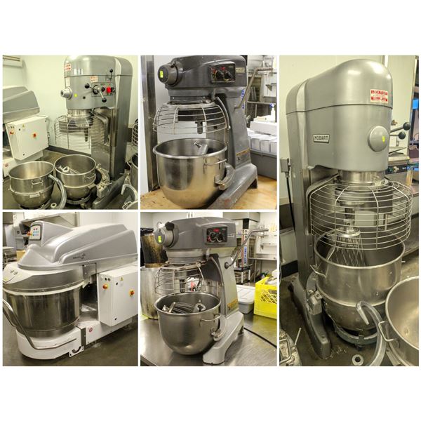 FEATURED LOTS: HEAVY DUTY DOUGH MIXERS