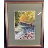 Image 1 : Howard Cobb “Morning Sun – Avalanche Creek” Watercolour
