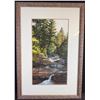 Image 1 : Mary Masters Watercolour Lost Horse Creek Waterton Framed Art