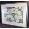 Image 2 : Signed Floral Watercolour Painting, H. Derksen, Professionally Framed