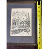 Image 8 : LBJ Jenson Pen and Ink Drawing The Public Gardens 1867