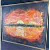 Image 2 : Goyette Oil on Canvas Sunset Painting