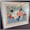 Image 3 : R. Poulin Abstract Mixed Media Painting
