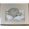 Image 6 : 4 Framed Turtle Paintings, Each 12x9 Inches with Frame