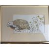 Image 7 : 4 Framed Turtle Paintings, Each 12x9 Inches with Frame